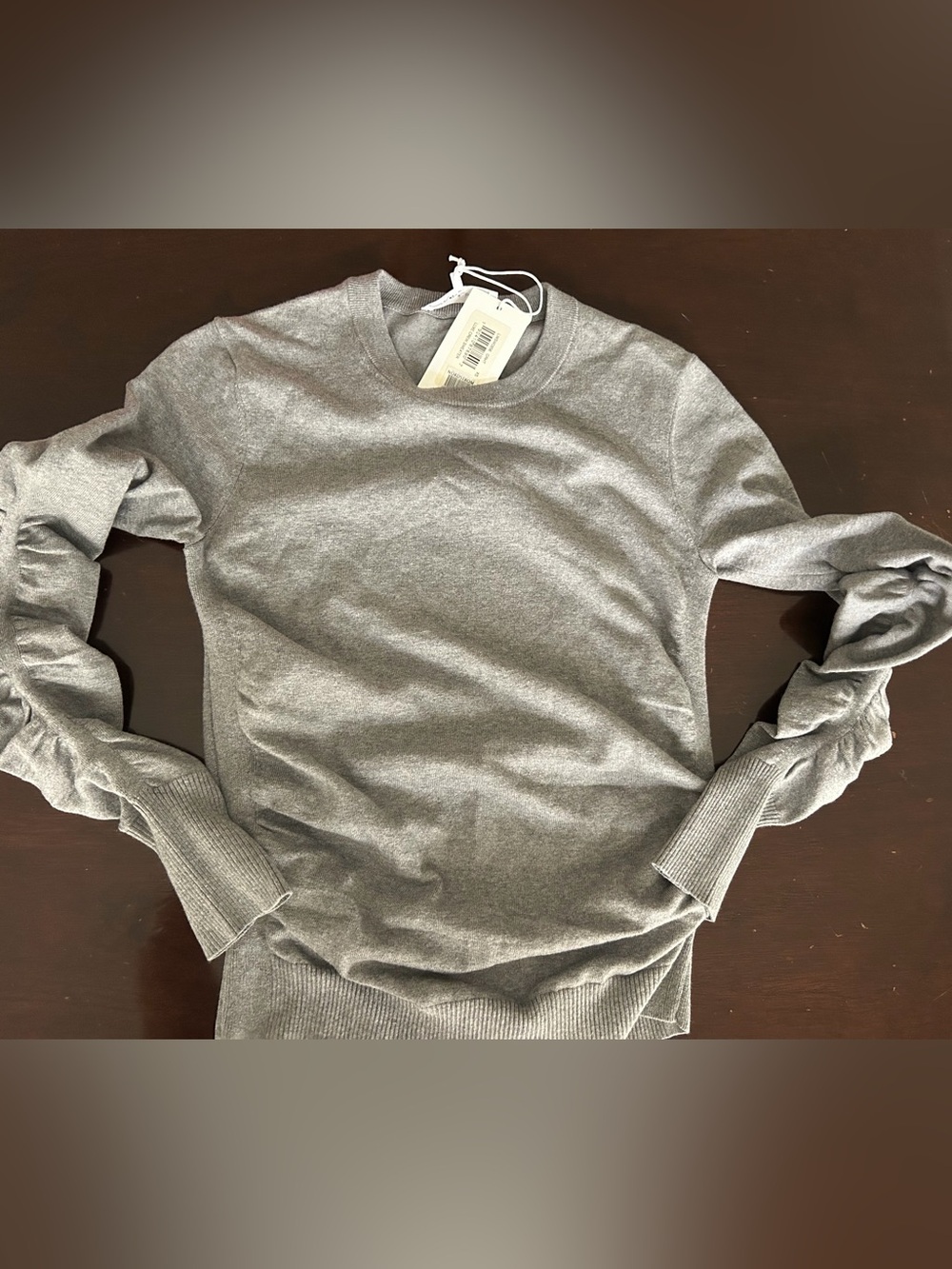 NWT Frame Women’s Crewneck Sweater in Heather Gray